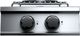 Kalamazoo™ 16" Stainless Steel Bulk Liquid Propane Gas Double Cooktop With Power Wok-0