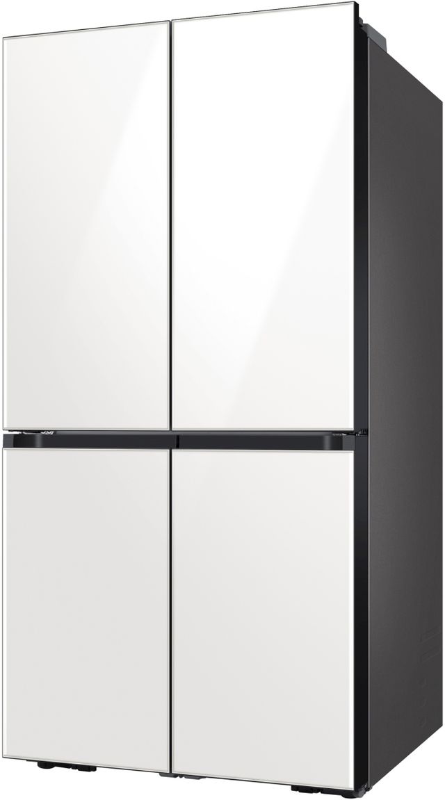 Samsung Bespoke 29.0 Cu. Ft. White Glass French Door Refrigerator-3