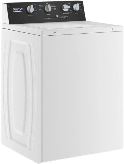 Maytag® 3.5 Cu. Ft. White Commercial-Grade Agitator Washer-3