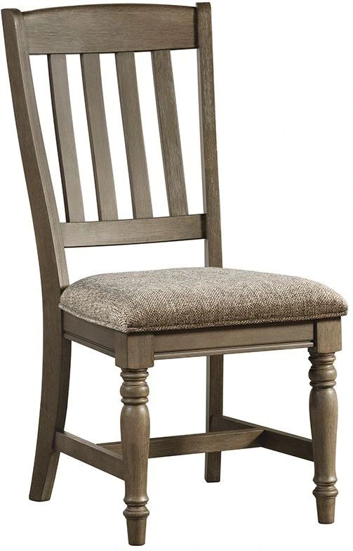 Intercon Balboa Park Brown/Roasted Oak Slat Dining Side Chair-0