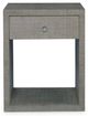 Century® Curate Charleston French Grey Small Nightstand-1