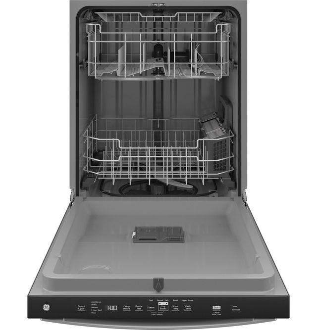 GE® 24" Fingerprint Resistant Stainless Steel Built In Dishwasher with Sanitize Cycle and Dry Boost-2