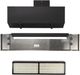 Whirlpool® Stainless Steel Range Ductless Downdraft Vent Kit-2