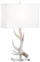 Crestview Collection Hart Stag Horn White Table Lamp-0