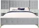 Elements International Emma 3-Piece Silver Grey King Bed Set-1