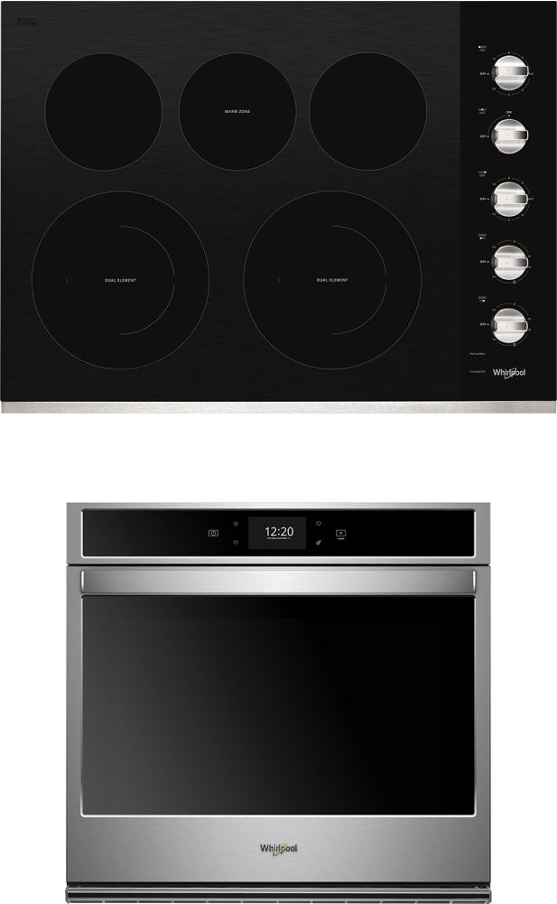 Whirlpool® 2 Piece Kitchen Package-Stainless Steel-0