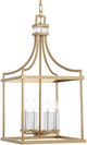 Uttermost® Montreal Warm Brass 4-Light Pendant-4