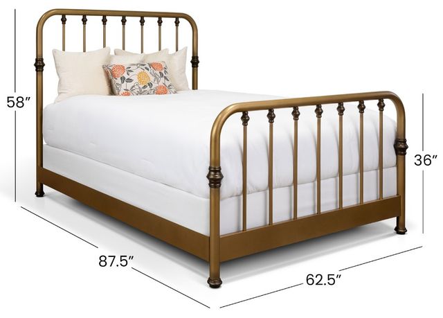 Wesley Allen Customizable Artem Queen Iron Bed-1