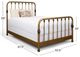 Wesley Allen Customizable Artem Queen Iron Bed-1