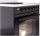 Ilve® Nostalgie II Series 30" Glossy Black Pro Style Induction Range-1