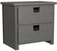 Elements International Cali Kids Gray Youth Nightstand-0