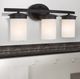 YHD Columbia Rock Oil Rubbed Bronze/White Opal 3-Light Vanity Lighting-1