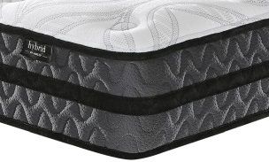 Sierra Sleep® by Ashley® 10" Hybrid Medium Tight Top Queen Mattress in a Box-1