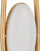 Currey & Company Marlene Gold Leaf/Off-White Floor Lamp-3