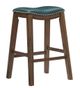 Mazin Furniture Green 29" Upholstered Pub Height Stool-1