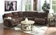 Cheers by Man Wah 6-Piece Cozy Chocolate Power Reclining Sectional-0
