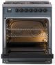 Ilve® Nostalgie II Series 30" Blue Gray Pro Style Dual Fuel Range-4