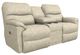 La-Z-Boy® Trouper Stucco Power Reclining Loveseat with Console and Headrest-0