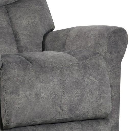 HomeStretch Gray Manual Rocker Recliner-2