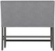 Emerald Home Seneca Walnut Ash Upholstered Bench-4