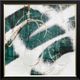 Stylecraft Emerald Mustang Prophecy II Black/Green/White Wall Art-0