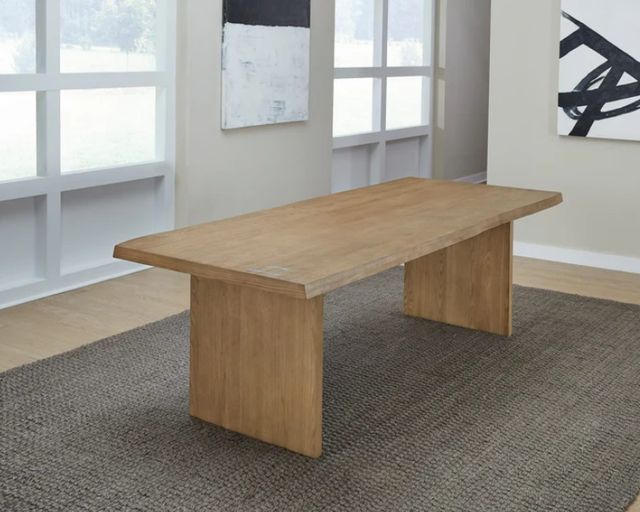 Modus Furniture One White Oak Live Edge Dining Table-1