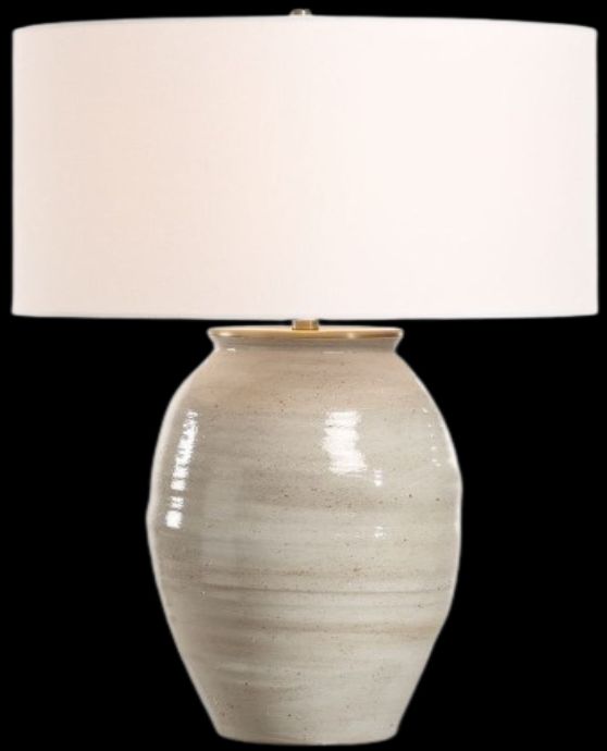 Uttermost® Amos Rustic Blue Gray Table Lamp-4