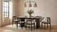 Coaster® Decker 7-Piece Black/Wheat Dining Table Set-1
