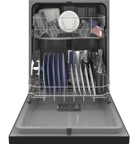 Hotpoint® 24" Black Built In Dishwasher-3
