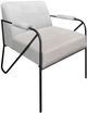 International Furniture Direct Lotus Ecru Beige Armchair-0