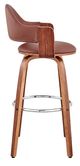 Armen Living Daxton Brown 26" Counter Stool-1