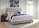 Signature Design by Ashley® Dolante Beige King Upholstered Panel Bed-3