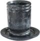 TOV Furniture Channeled Black/White Swirl Resin Kiddush Cup-0