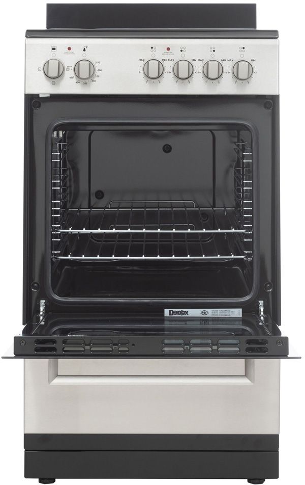 Danby 20" Stainless Steel Glass Top Freestanding Electric Range-1