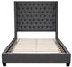 American Wholesale Furniture Warren Gray King Upholstered Panel Bed-0