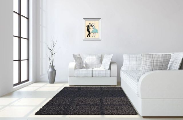 Classy Art Make Friends of Your Own Age by Roy Newby Mirror Framed Wall Art-2