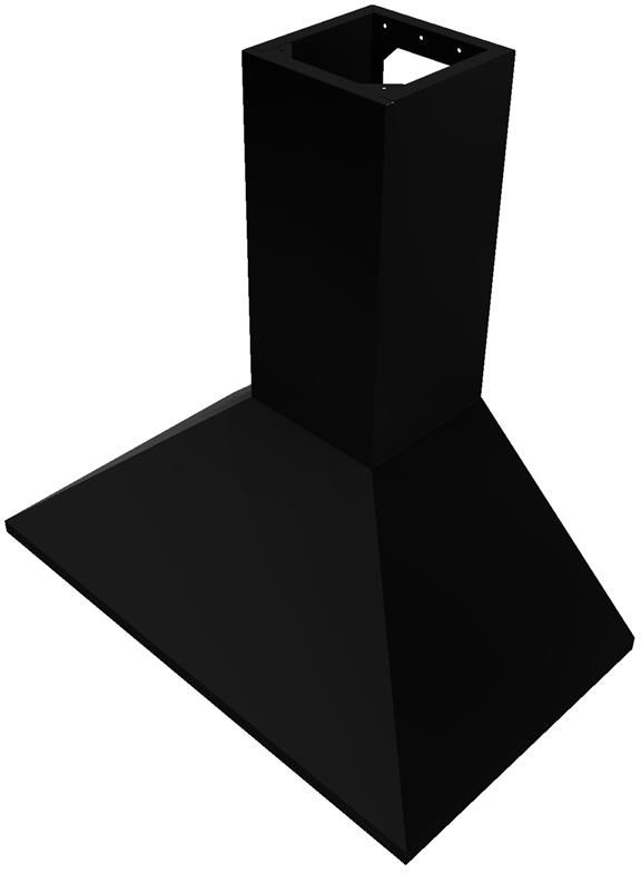 Vent-A-Hood® 36" Black Euro Style Wall Mounted Range Hood-1