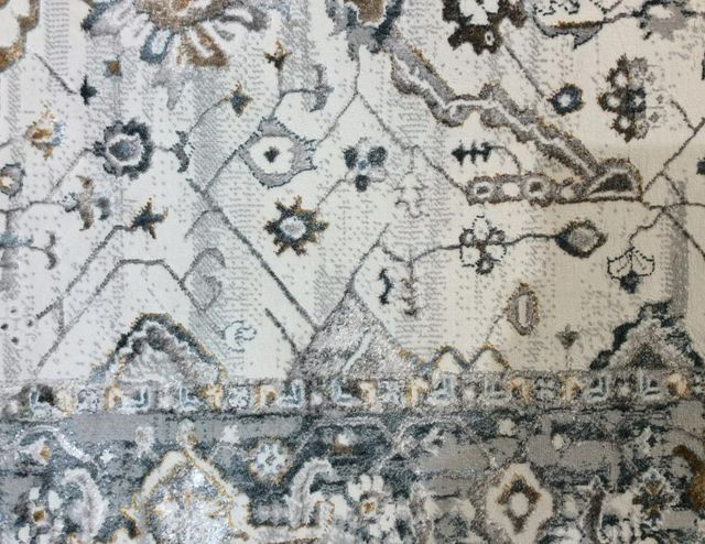 KAS Rugs Inspire Ivory/Gray Empera 5'x8' Area Rug-2