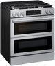 Samsung Bespoke 30" Fingerprint Resistant Stainless Steel Smart Slide-in Gas Range with Flex Duo™ Oven-3