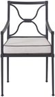 Universal Explore Home™ Customizable Coastal Living Outdoor Seneca Aluminum/Fabric Dining Chair-3