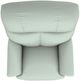 La-Z-Boy® Reed Seafoam Leather Power Rocking Recliner with Headrest-5