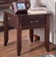 Urban Collections by Yutzy Woodworking Cortland Retreat Cherry End Table with Rich Tobacco Legs-0