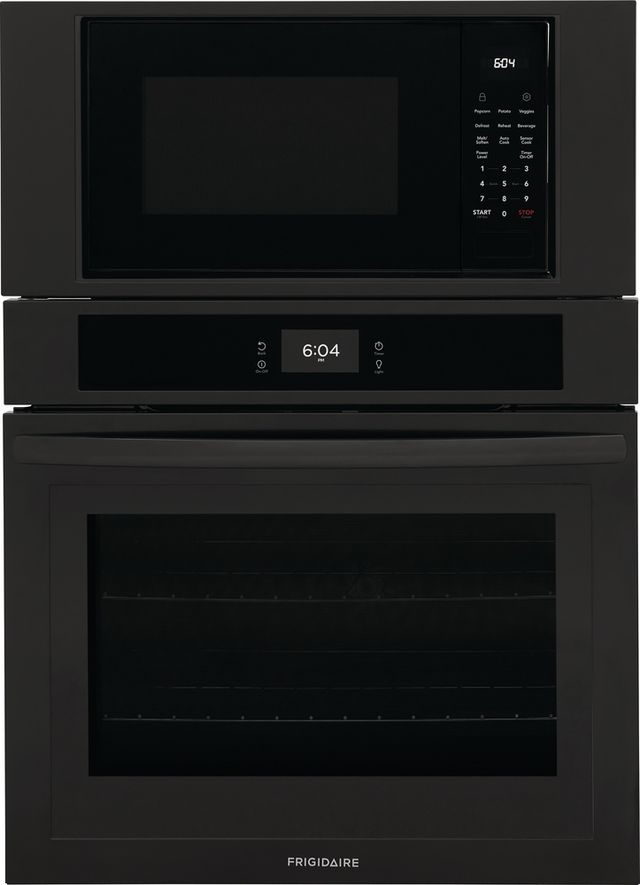 Frigidaire® 30" Black Oven/Microwave Combo Electric Wall Oven 