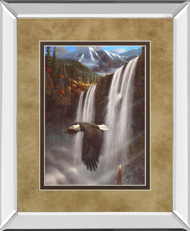 Classy Living Leo Stans Eagle Portrait I 34"W Wall Art-0