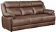 Coaster® Ellington 2-Piece Dark Brown Padded Arm Seating Set-1