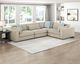 Homelegance® Mila 4-Piece Pewter Sectional-1