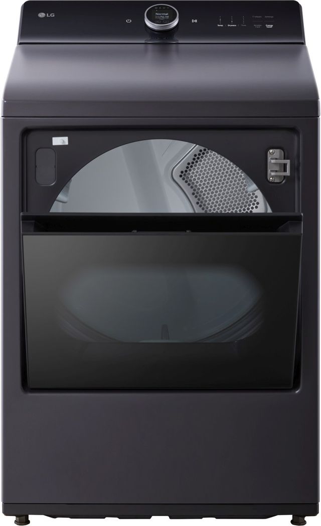LG 7.3 Cu. Ft. Matte Black Electric Dryer-1