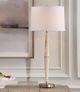 Uttermost® Edison Palu Brushed Brass Table Lamp-1