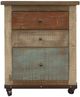 International Furniture Direct Antique Multi-Colored File Cabinet-1