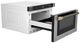 ZLINE Autograph Edition 24" 1.2 Cu. Ft. Stainless Steel Built-in Microwave Drawer with Champagne Bronze Helix Handle-4